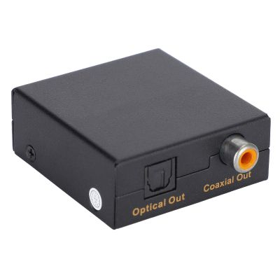 Audio Extractor Converter, Input to SPDIF Coaxial Out Converter Adapter, LPCM2.0/DTS Digital Audio Output Format