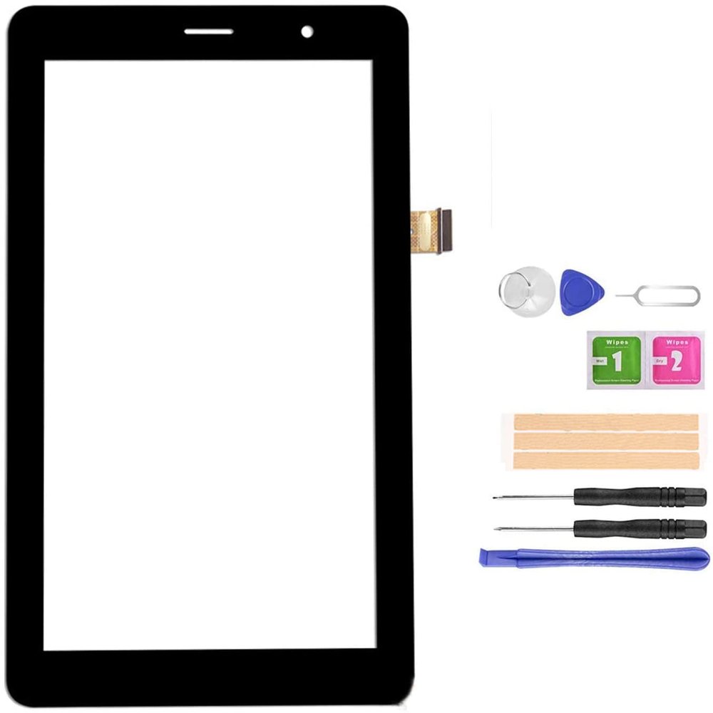for Alcatel Tab 1T 8068 7.0" 9009G 3G Alcatel 1T 8068 New Touch Screen Digitizer Full Glass Panel Lens Kits with Free Tools