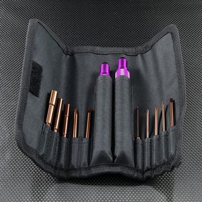Roadtech Tool Set with Handles + Slot Pins + Phil Pins + Socket Wrench in Fashionable Tool Bag - Purple