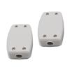 Terminal Flex Connector 13A Box 3 Terminal In-Line Connector 250V Inline Junction Connector Box Electric Cable Flex Junction, 1Pc/ 2Pcs/ 10 Pcs,White/Black (2, White) view 1