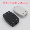 Terminal Flex Connector 13A Box 3 Terminal In-Line Connector 250V Inline Junction Connector Box Electric Cable Flex Junction, 1Pc/ 2Pcs/ 10 Pcs,White/Black (2, White) view 4