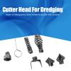 Manganese Steel Material Black Manganese Steel Drain Cleaner, Pipeline Dredging Machine Cutting Head, for Dredging Machine Home view 2