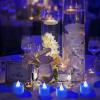 Honoson 12 Pcs Blue LED Tea Light Candle with 600 Pcs Artificial Blue Rose Petals for Romantic Night Proposal Valentine Anniversary Wedding Honeymoon view 3