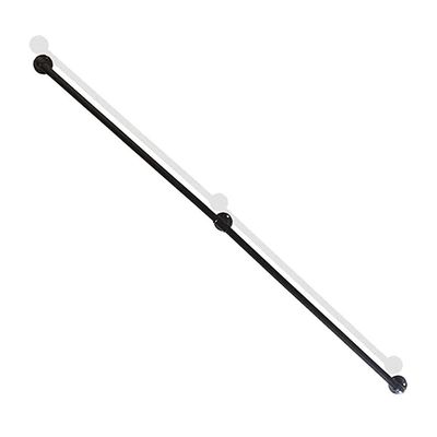 JLVAWIN Non-Slip Industrial Pipe Wall Mount Hand Rail, Easy to Install Handrails for Outdoor & Indoor Stairs, Iron Banister Rail, Safety Assist Handle-3FT