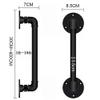 JLVAWIN Non-Slip Industrial Pipe Wall Mount Hand Rail, Easy to Install Handrails for Outdoor & Indoor Stairs, Iron Banister Rail, Safety Assist Handle-3FT view 2