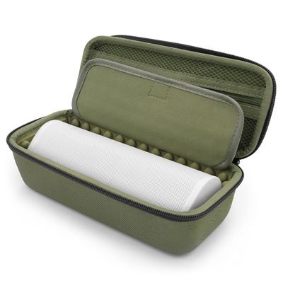 CASEMATIX Travel Case Compatible with Sonos Roam Portable Smart Speaker and Charger Cable Accessories Padded Impact Resistant with Carabiner