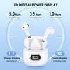 SGNICS Wireless Earbuds for Samsung Galaxy A71 5G UW, Touch Control with Charging Case IPX5 Sweat-Proof TWS Stereo Earphones Hi-Fi Deep Bass Noise Cancellation Outdoor Indoor Sport-White view 2