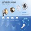 SGNICS Wireless Earbuds for Samsung Galaxy A71 5G UW, Touch Control with Charging Case IPX5 Sweat-Proof TWS Stereo Earphones Hi-Fi Deep Bass Noise Cancellation Outdoor Indoor Sport-White view 4