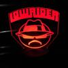 Lowrider 6" Tall Rectangle Sun Glasses Low Rider Laser Engraved 3D Effect Acrylic LED Desk Top Night Lamp view 1