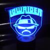 Lowrider 6" Tall Rectangle Sun Glasses Low Rider Laser Engraved 3D Effect Acrylic LED Desk Top Night Lamp view 4