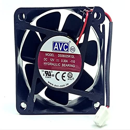 DS06025R12L 12V Fan, 12V 0.30A 6025 Chassis Cooling Fan