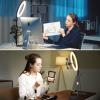 Desk Ring Light with Stand - 10.5'' Desktop Ring Light with Phone Holder for Video Recording, Circle Light for Computer Zoom Meeting Video Conference Lighting Video Calls Podcast Streaming view 3