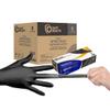 Safe Health Nitrile Black Disposable Gloves, Latex Free, Powder Free, Case of 1000, Small, Textured, 3.5 mil, Industrial, Tattoo, Salon, Hair, Auto, Car, Cleaning, Food, Cooking view 1