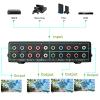 BolAAzuL 5-Way RCA Component Video Audio Splitter, 1 in 4 Out, YPbPr Component Video, L/R Audio, AV Splitter Box for PS2, Wii, Xbox, DVD, HDTV view 2