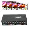 BolAAzuL 5-Way RCA Component Video Audio Splitter, 1 in 4 Out, YPbPr Component Video, L/R Audio, AV Splitter Box for PS2, Wii, Xbox, DVD, HDTV view 4