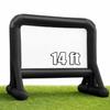14 FT Inflatable Movie Screen Outdoor Projector Screen for Outside Backyard Movie Night Easy Setup Mega Blow Up Screen, Great for Barbecue Pool Party Outdoor Drive-in Theater - Front/Rear Projection view 1