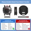 NotoCity for Garmin Fenix 5X Fenix 7X Sport Silicone Watch Band 26mm Replacement Strap for Fenix 6X/6X Pro/5X Plus/Tactix 7 Pro/Enduro 2/Fenix 3/Descent Mk2 (Black-Gray) view 3