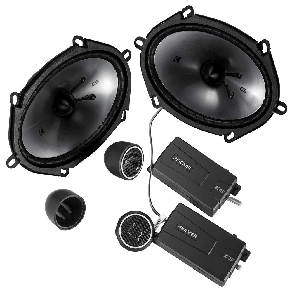 Kicker 46CSS684 Car Audio 6x8 Component Full Range Stereo Speakers Set CSS68 (Renewed)