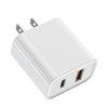 Shenzhen Good-She Technology Co. Ltd. 20W USB C Fast Charger Port PD Power Delivery + Quick 3.0 Wall Block for iPhone 12/11/ Pro Max, XS/XR/X, 8/7/6, iPad Pro, AirPods Samsung Galaxy, Pixel White view 1
