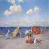 At the Seaside : 1892 : William Merritt Chase : Archival Quality Art Print view 1
