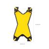 BESPORTBLE 1pc Bike Phone Mount Handlebar Holder Rotation Compatible Smartphones Easy Installation Suitable for Cycling and Navigation Yellow view 2