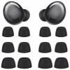 6 Pairs Replacement Galaxy Buds Pro Eartips Earbuds, S/M/L 3 Size Silicone Rubber Flexible Ear Tips Buds Wing Tips Fit in Case Compatible with Samsung Galaxy Buds Pro - Phantom Black view 1