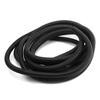 Bettomshin 1Pcs 19.68Ft Length 0.56Inch ID Corrugated Tube, Wire Conduit, Not-Split Flexible Bellows Tube Pipe Polypropylene PP for Pond Liquid Air Conditioner Cable Cover Sleeve Black view 1