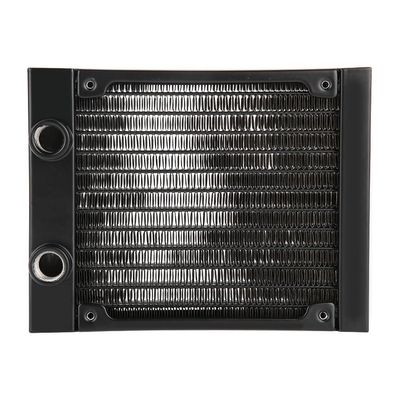 12 Pipe Heat Exchanger Radiator, Liquid Cooler with Water Separator, G1/4Thread Copper Fin Water Cooler Tube for PC CPU Water Cool System Computer(120mm)