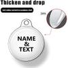[2 PCS] Custom Name Compatible with Apple AirTags,Personalized Text Protective AirTags Case Cover with Anti-Lost Keychain,Design Your Own AirTags Holder view 2