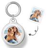 [2 PCS] Custom Photo Compatible with Apple AirTags,Personalized Protective AirTags Case Cover with Anti-Lost Keychain,Design Your Own AirTags Holder view 1