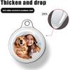 [2 PCS] Custom Photo Compatible with Apple AirTags,Personalized Protective AirTags Case Cover with Anti-Lost Keychain,Design Your Own AirTags Holder view 2