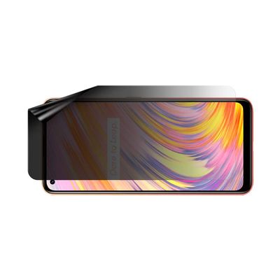 celicious Privacy Lite (Landscape) 2-Way Anti-Glare Anti-Spy Filter Screen Protector Film Compatible with Realme V15 5G