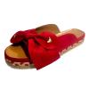 ZBYY Women Sandals Casual Summer Open Toe Bow Platform Flip Flops Sandals Slip On Travel Beach Sandals Roman Slipper view 3
