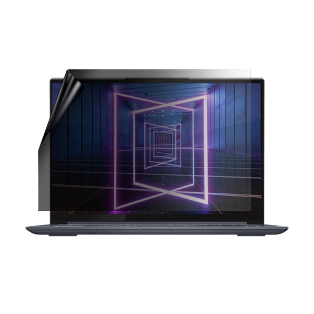 celicious Privacy Lite 2-Way Anti-Glare Anti-Spy Filter Screen Protector Film Compatible with Lenovo Yoga Slim 7i Pro 14 OLED