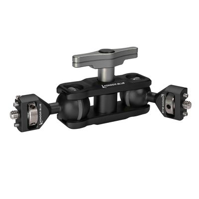KONDOR BLUE | Cine Magic Arm | 1/4"-20 Mounting Ball Heads, Lightweight, Pro Mounting Solution, Adjustable Tension, Strong & Reliable Articulating Arm | Raven Black