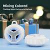 EBODA Bluetooth Shower Speaker, IPX7 Waterproof Portable Wireless Small Speakers, Floating, 2000mAh with Light for Home, Pool, Beach, Boat, Kayak Accessories, Gifts for Men, Women - White view 4