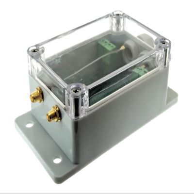 qBox AMC DIY IOT Enclosure Kit (Two SMAs), IOT Enclosure for Arduino MKR ESP32 Cellular LoRa WiFi Board, Waterproof IP65 Enclosure with Glands, prototyping PCB connectors Set and Two SMAs