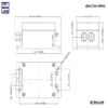 qBox AMC DIY IOT Enclosure Kit (Two SMAs), IOT Enclosure for Arduino MKR ESP32 Cellular LoRa WiFi Board, Waterproof IP65 Enclosure with Glands, prototyping PCB connectors Set and Two SMAs view 3
