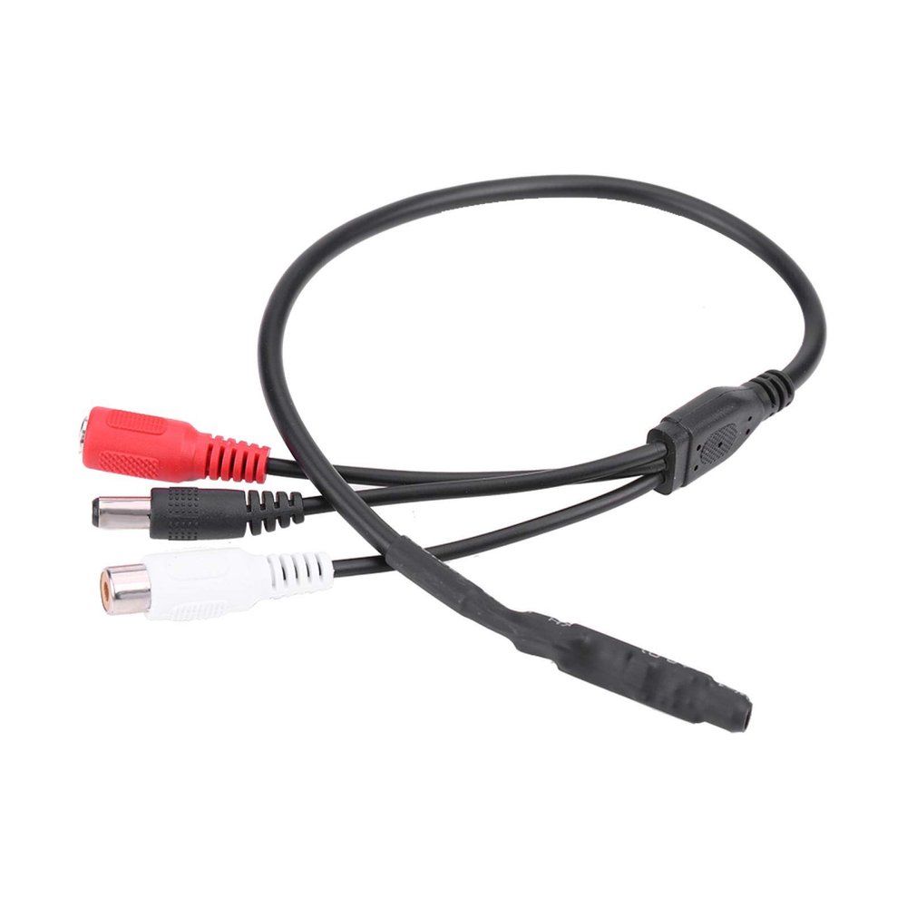 Yunir Microphone Audio Pickup Device,Mini Microphone High Sensitive Pickup Audio Mic for CCTV Security Camera DVR Sound