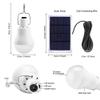 Solar Light Bulb Outdoor, Portable 140LM 12LED Light-Sensation Solar Powered Light Bulb with 1500mAh Rechargeable Battery for Chicken Coop Camping Hiking Tent Shed Patio Garden Barn view 2