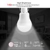 Solar Light Bulb Outdoor, Portable 140LM 12LED Light-Sensation Solar Powered Light Bulb with 1500mAh Rechargeable Battery for Chicken Coop Camping Hiking Tent Shed Patio Garden Barn view 3