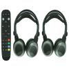 2 Headphones for Jeep SRT Compass (Grand Cherokee) Liberty Patriot & Fiat RAM 500L &Foldable U-Connect VES UCONNECT Audio System with One Remote view 4