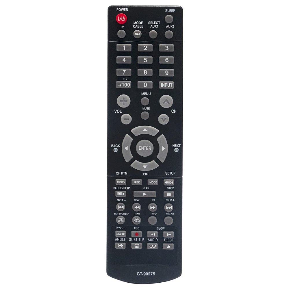 Allimity CT-90275 Replaced Remote Control Fit for Toshiba TV Model Number 50HM67 65HM167 65HM117 32HL67 26HL67 26HL47 37HL67S 42HL67US 32AV50U 32AV500U