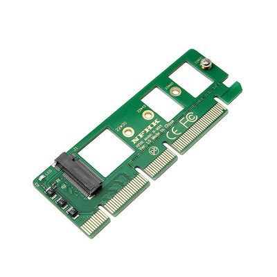 Acxico 1Pcs M.2 NGFF to Desktop PCIe x4 x8 x16 NVMe SATA Dual SSD PCI Express Adapter Card