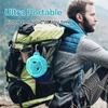 EBODA Waterproof Bluetooth Shower Speaker, IPX7 Floating Portable Wireless Small Speakers, 24H Playtime with RGB Light for Kayak, Beach, Pool Accessories, Gifts for unisex -Sky Blue view 3