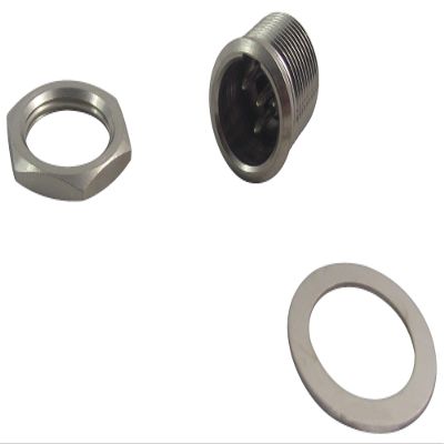 SWITCHCRAFT/CONXALL - TB4M - XLR Connector Plug Tin Plated Contacts TB Series Tini Q-G Panel Mount Metal Body 4 Contacts-6pack