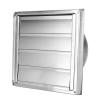 Fdit 150mm Stainless Steel Movable Air Fashionable Outlet Air Vent Duct Grill Outer Wall Hood Air Outlet Extractor Ventilation Cover view 1