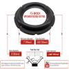 8" Wide Roll Foam Speaker Repair Kit OD 8", Cone: 5.125", FSK-8ROCK (Pair) view 3
