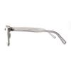 Hipster Round Horn Rim Inset Blue Light Filter Computer Lens Glasses Slate view 3