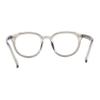 Hipster Round Horn Rim Inset Blue Light Filter Computer Lens Glasses Slate view 4